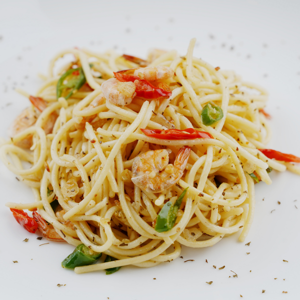 Prawn Spaghetti Agliolio 
